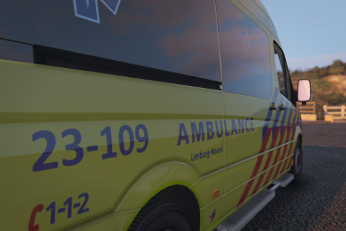 Dutch Ambulance Otaris Limburg-Noord Paintjob 